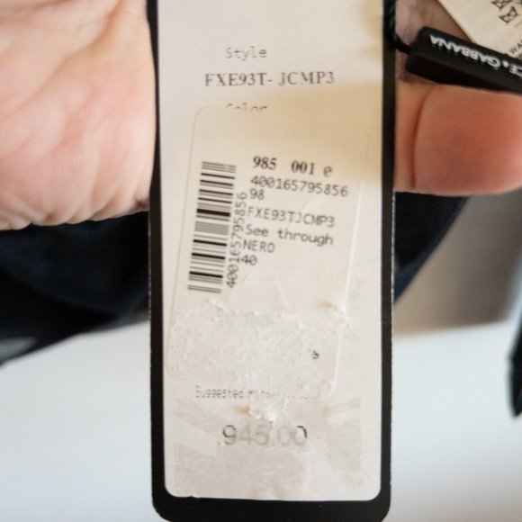 Dolce & Gabbana Sheer Black Pullover Top - Picture 6 of 10